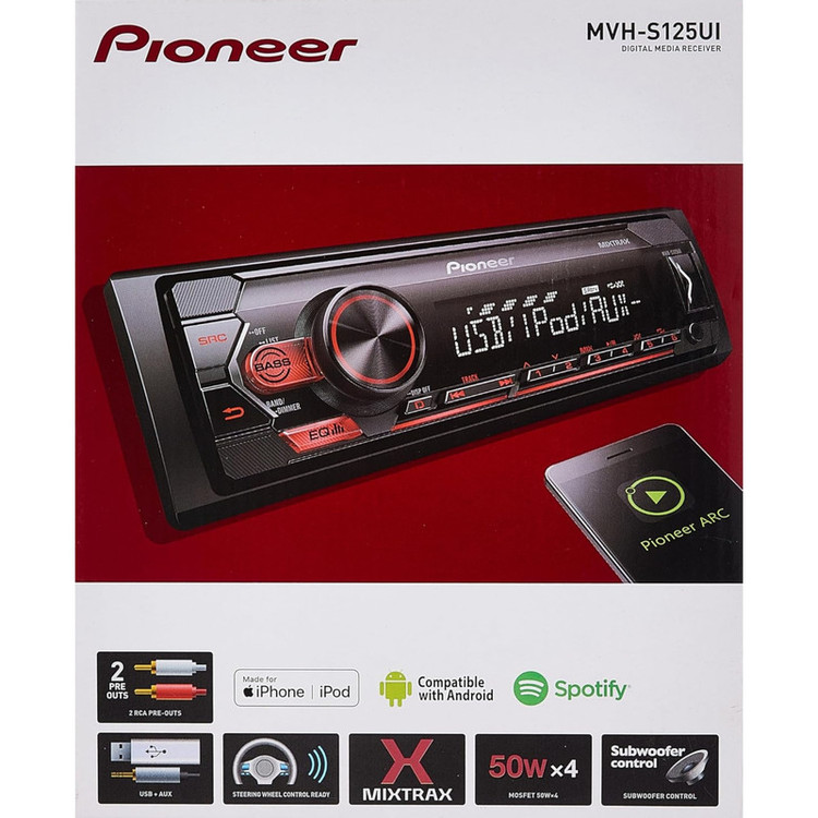 پخش کننده خودرو پایونیر مدل MVH-S125UI